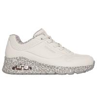 Skechers UNO - Safari Time en Blanca/Leopard, talla 37