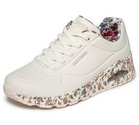 Skechers UNO Safari Time - Tenis para Mujer, Color Blanco, Talla 8