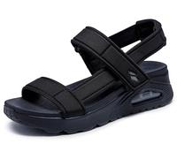 Skechers Uno Sandal Summer Stand2, Sandalias Deportivas Mujer, Black Nylon, 35 EU