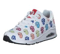 Skechers UNO Say It Loud Durabuck Blanco con Estampado Multi Lick, Durabuck Blanco con Estampado Multi Lick, 7 UK