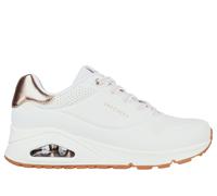 Skechers Uno - Shimmer Away, Zapatillas de Deporte Mujer, Blanco Opulento Jardín, 36 EU
