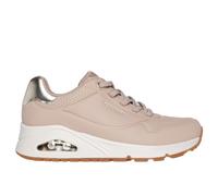 SKECHERS UNO SHIMMER AWAY W SCARPE SNEAKERS DA DONNA nude memory foam