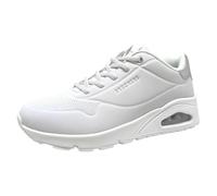 Skechers Uno - Shimmer Away, Zapatillas de Deporte Mujer, Blanco, 38.5 EU