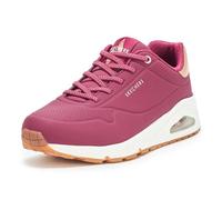Skechers Uno - Shimmer Away, Zapatillas de Deporte Mujer, Burdeos, 36 EU Ancho