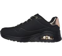 Skechers Uno - Shimmer Away, Zapatillas de Deporte Mujer, Black 1, 35.5 EU