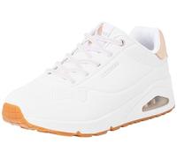 Skechers Uno - Shimmer Away, Zapatillas Mujer, Blanco Opulento Jardín, 37 EU Ancho
