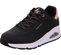 Skechers Uno Shimmer Away, Zapatillas Mujer, Negro, 40 EU Ancho