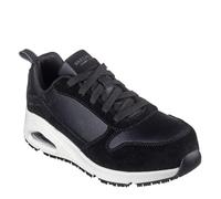 Skechers - Uno SR Elainy, Bota industrial Mujeres, Black/White,