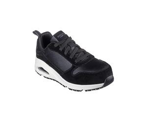 Skechers - Uno SR Elainy, Bota industrial Mujeres, Black/White,