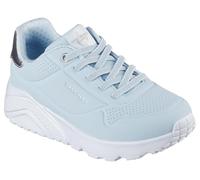 Skechers Uno Stand on Air - Tenis para Mujer, Azul Claro sintético Ribete Plateado, 1 UK Child