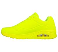 Skechers Uno Stand On Air, Zapatillas Hombre, Lime Durabuck Trim, 44 EU