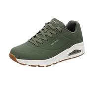 Skechers Uno Stand On Air, Zapatillas Hombre, Olive White Gum, 45 EU