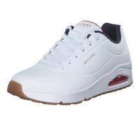 Skechers Uno Stand On Air, Zapatillas Hombre, White Durabuck Navy Red Trim, 42 EU