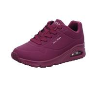 Skechers Uno Stand On Air, Zapatillas Mujer, Plum Durabuck Mesh, 35 EU