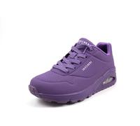 Skechers Uno Stand On Air, Zapatillas Mujer, Purple Durabuck Mesh, 40 EU