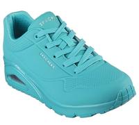 Skechers Uno Stand On Air, Zapatillas Mujer, Turquoise Durabuck Mesh, 37.5 EU