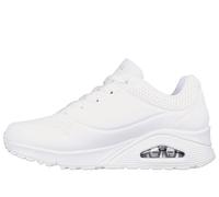Skechers Uno - Stand On Air, Zapatillas Mujer, White W, 37 EU Ancho