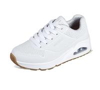 Skechers Uno Stand On Air, Zapatillas Niños, White Synthetic Trim, 33 EU