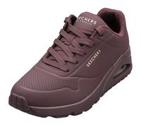 Skechers Uno Stand On Air Zapatillas para Mujer, Burgundy Duraleather/Mesh, 38 EU