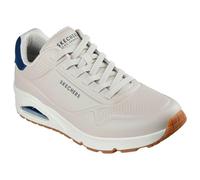 Skechers Uno Tailored Air, Zapatillas Hombre, Natural Duraleather/Blue Suede, 41 EU