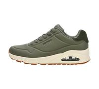 Skechers Uno Tailored Air, Zapatillas Hombre, Olive Duraleather/Olive Suede, 41 EU