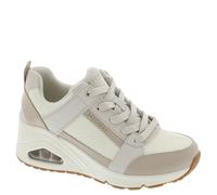 Skechers Women's UNO Wedge-Everything Nice Sneaker, Off White, 11