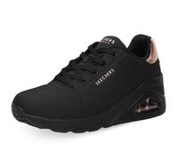 Skechers Uno Wedge-Hi Steps, Zapatillas Mujer, Negro, 37 EU
