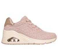 Skechers UNO Wedge - Safari Daze en Blush, talla 37.5, Vegan