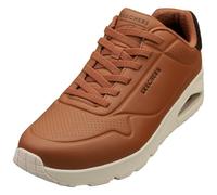 Skechers Uno Harry Kane Air, Zapatillas Hombre, Brown Duraleather/Brown Suede, 43 EU