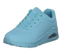Skechers Uno, Zapatillas Mujer, Light Blue Durabuck Mesh, 37 EU
