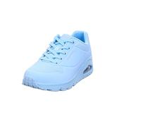 Skechers Uno, Zapatillas Mujer, Light Blue Durabuck Mesh, 39 EU
