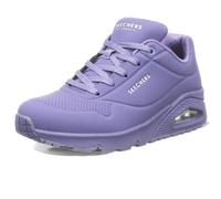Skechers Uno, Zapatillas Mujer, Lilac Durabuck Mesh, 37 EU
