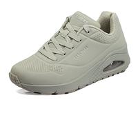Skechers Uno, Zapatillas Mujer, Off White Durabuck, 38 EU