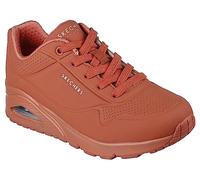Skechers Uno, Zapatillas Mujer, Rust Durabuck Mesh, 38 EU