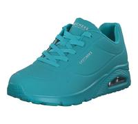 Skechers Uno, Zapatillas Mujer, Turquoise Durabuck Mesh, 37 EU