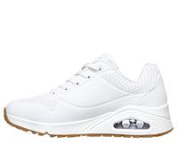 Skechers Uno, Zapatillas Mujer, White Durabuck, 35 EU
