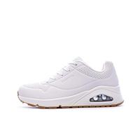 Skechers Uno, Zapatillas Mujer, White Durabuck, 36 EU