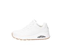 Skechers Uno, Zapatillas Mujer, White Durabuck, 38 EU
