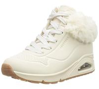 Skechers Uno, Zapatillas Niñas, Natural Synthetic Trim, 34 EU