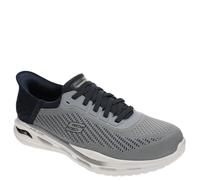 Skechers USA Men's Arch Fit Orvan-Drex - Tenis, Gris/Azul Marino, 11 X-Wide