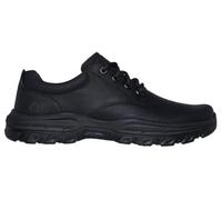 Skechers USA Men's Knowlson Leland, Zapatillas Hombre, Black Leather, 48.5 EU