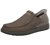 Skechers USA Men's Melson-Bentin - Mocasines sin Cordones para Hombre, Color Beige, Talla 40, Beige, 40 2/3 EU