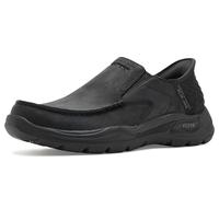 Skechers USA Men's Mocasín Arch Fit Motley-Milo, Negro/Negro, 45 EU