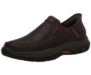 Skechers USA Men's Mocasín para Hombre Respected-Elgin Hands Free Slip-in, marrón, 47 EU