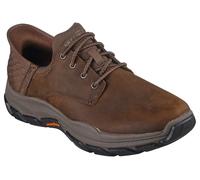 Skechers USA Men's Mocasín respetado Garrett, Ch Marrón Oscuro, 39.5 EU