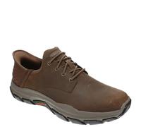Skechers USA Men's Mocasín respetado Garrett, Ch Marrón Oscuro, 44.5 EU