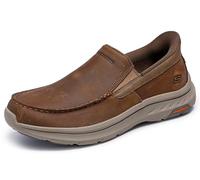 Skechers USA Men's Pollard-Osgood, Puntera Tipo mocasín Hombre, Beige Desierto, 43 EU Ancho