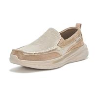 Skechers USA Men's Slade-Munson - Mocasines, gris topo, 47 EU