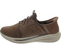 Skechers USA Men's Slade Zachary Sneaker, Brown, 47 EU