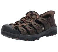 Skechers USA Men's Tresmen-Norvick, Sandalias para Pescador Hombre, Chocolate, 39 EU